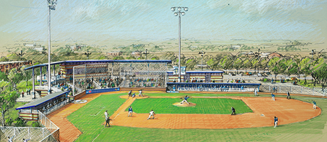 rendering of baseball field