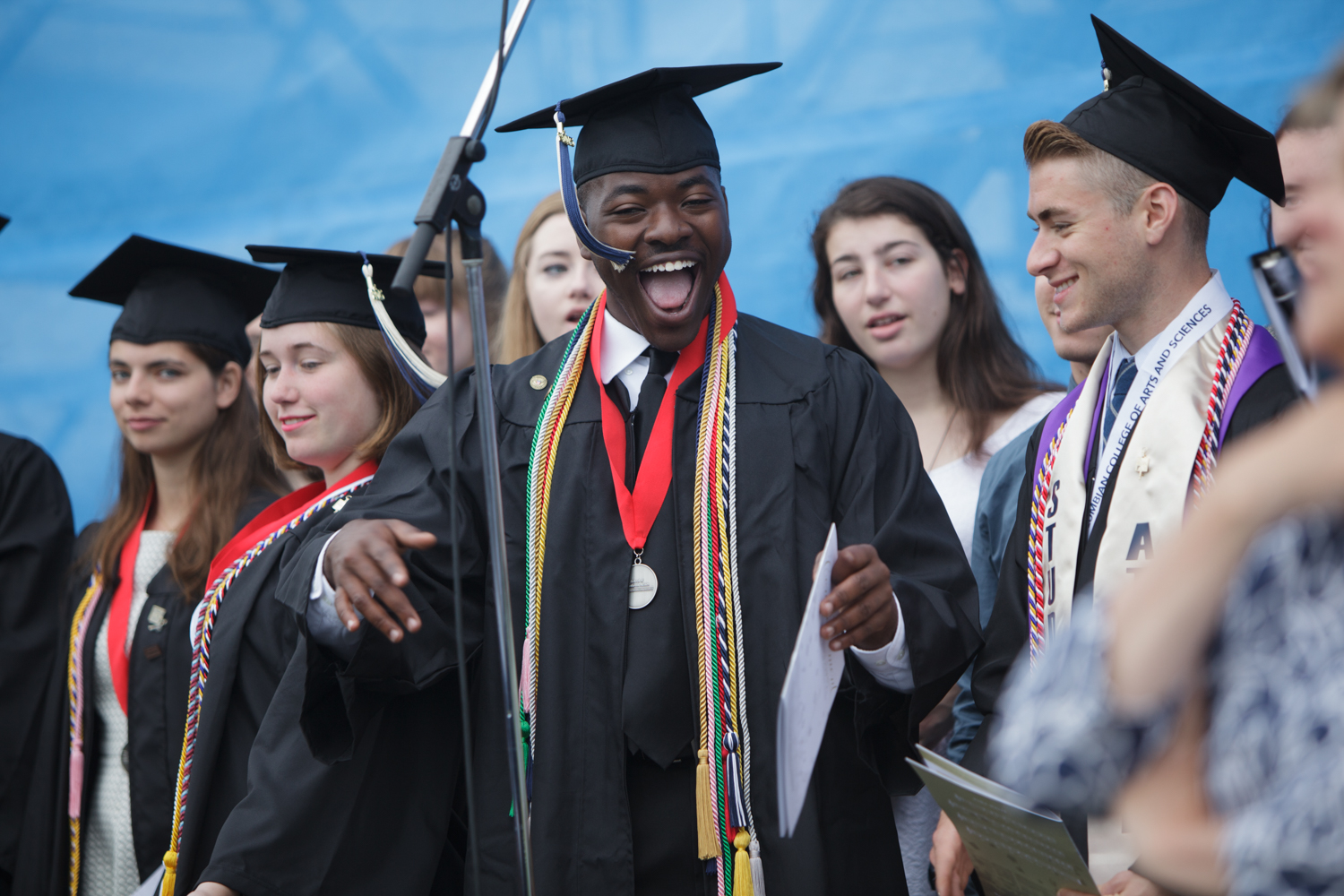 GW Commencement on The Mall 2015