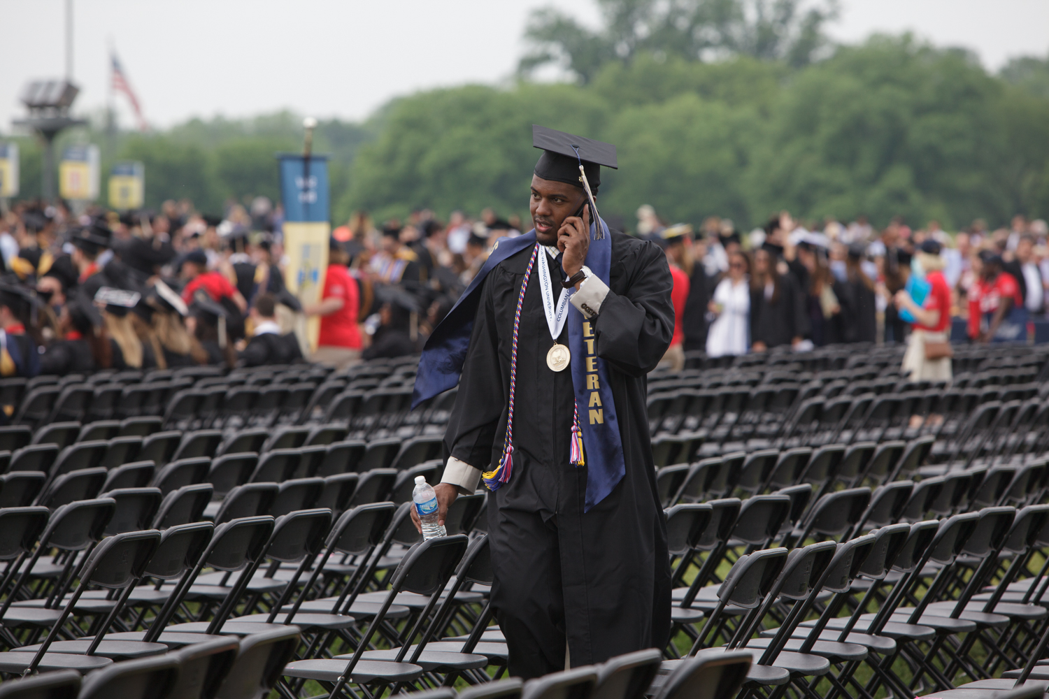 GW Commencement on The Mall 2015