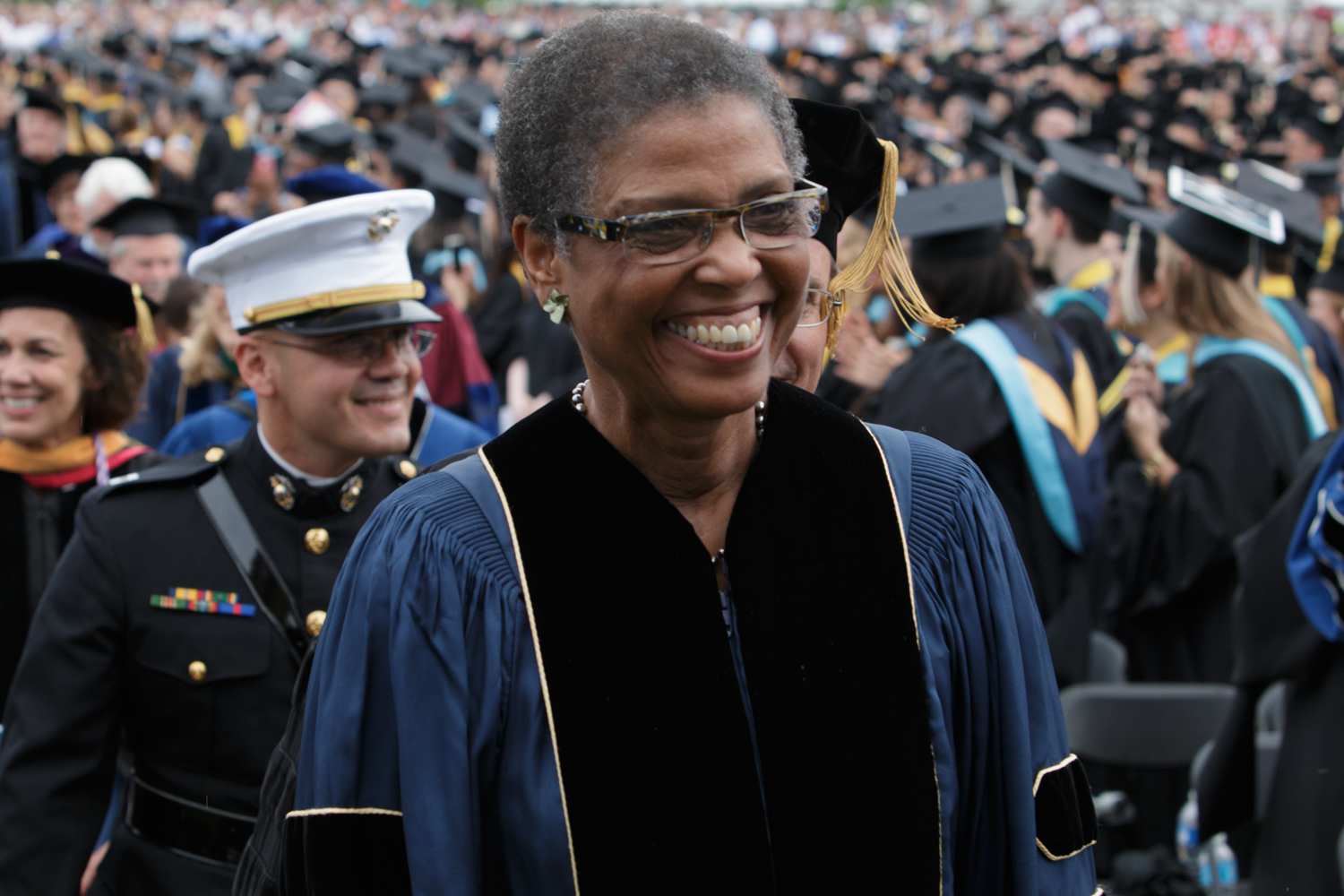 GW Commencement on The Mall 2015