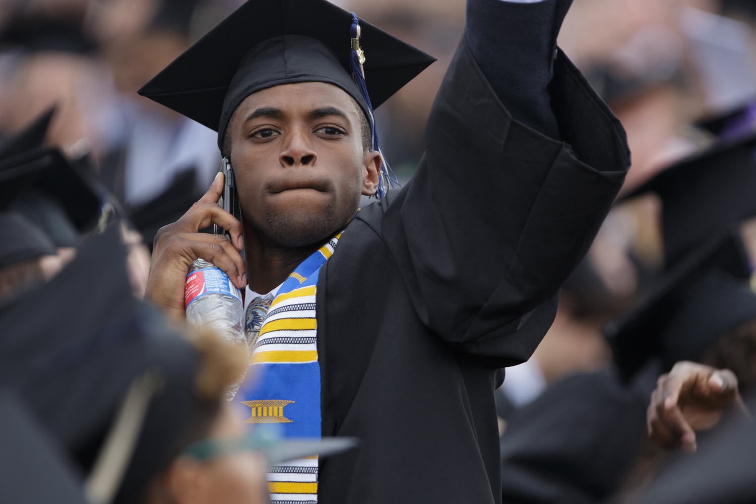 GW Commencement on The Mall 2015