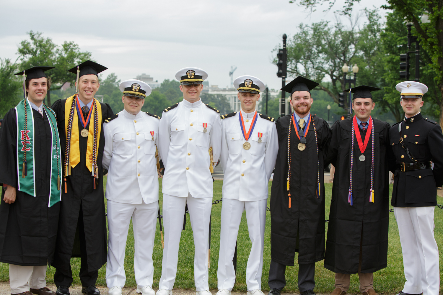 GW Commencement on The Mall 2015