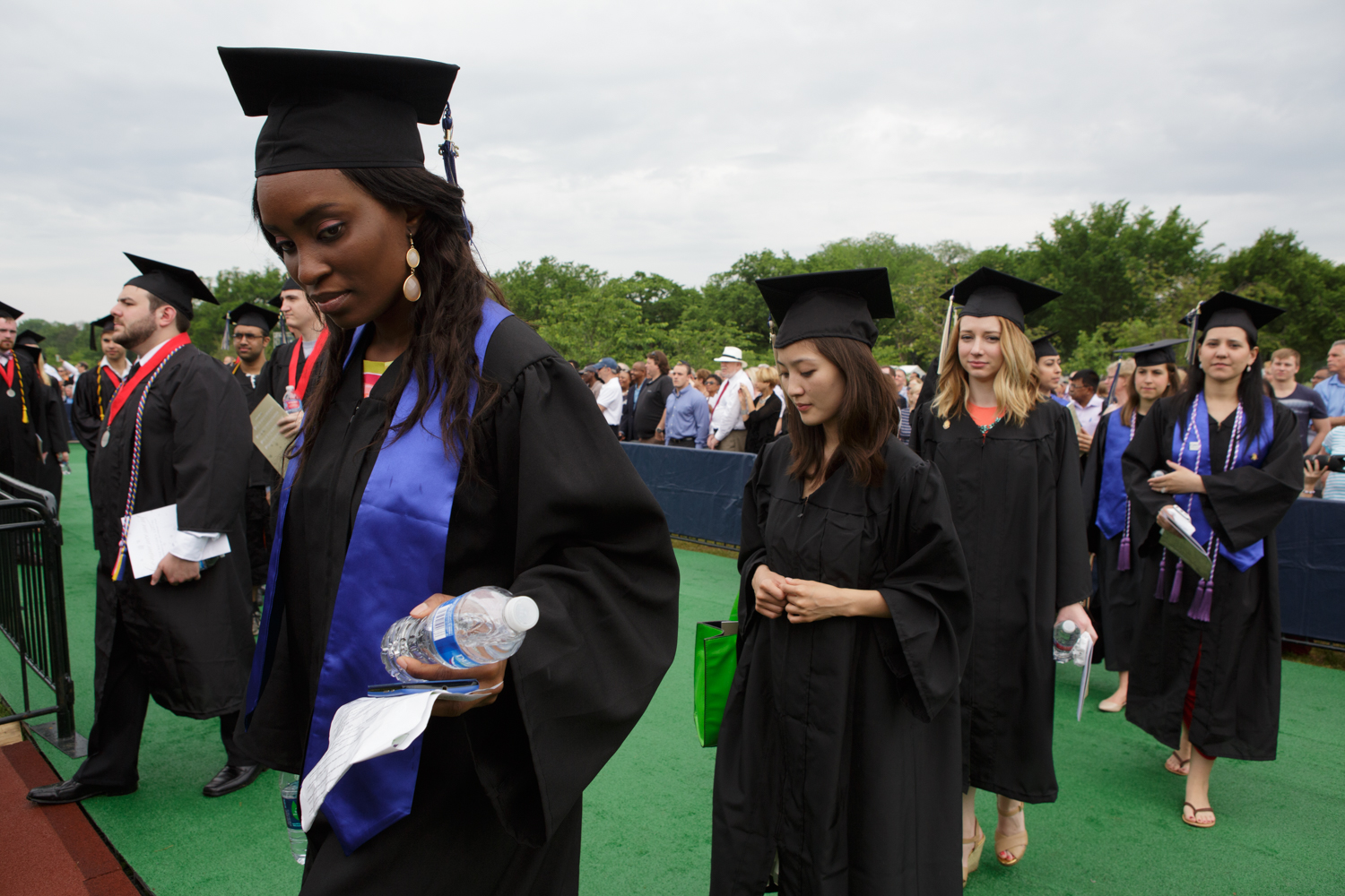 GW Commencement on The Mall 2015