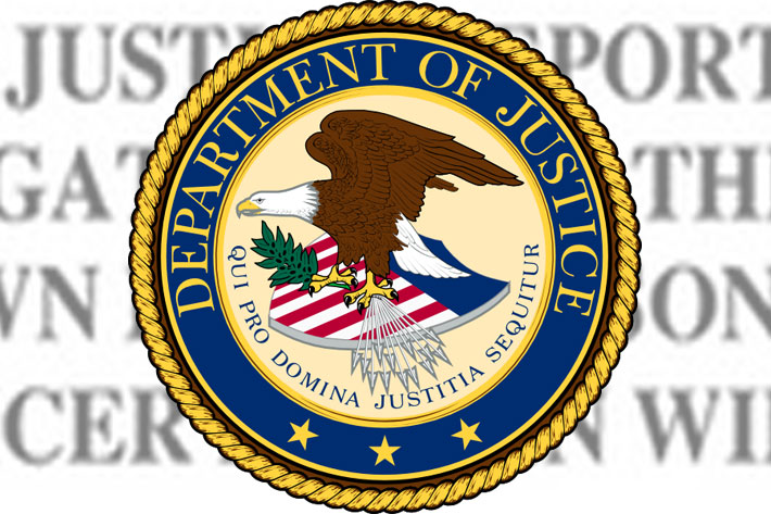 Ferguson DOJ investigation, Department of Justice seal