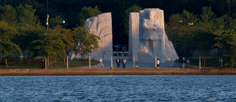 View of the Martin Luther King Junior Memorial 