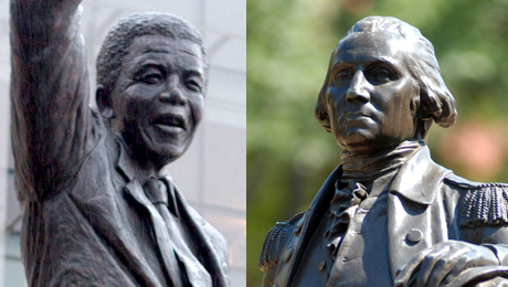 Nelson Mandela and George Washington