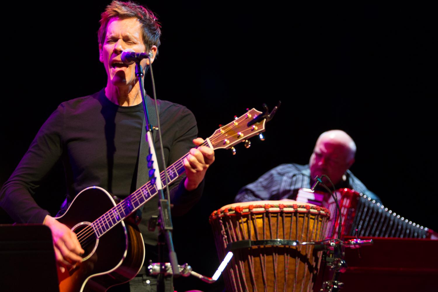 Kevin Bacon performs at Lisner Auditorium with the Bacon Brothers.