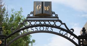 Professors Gate at GW