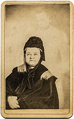 Photograph with a transparent figure in the back