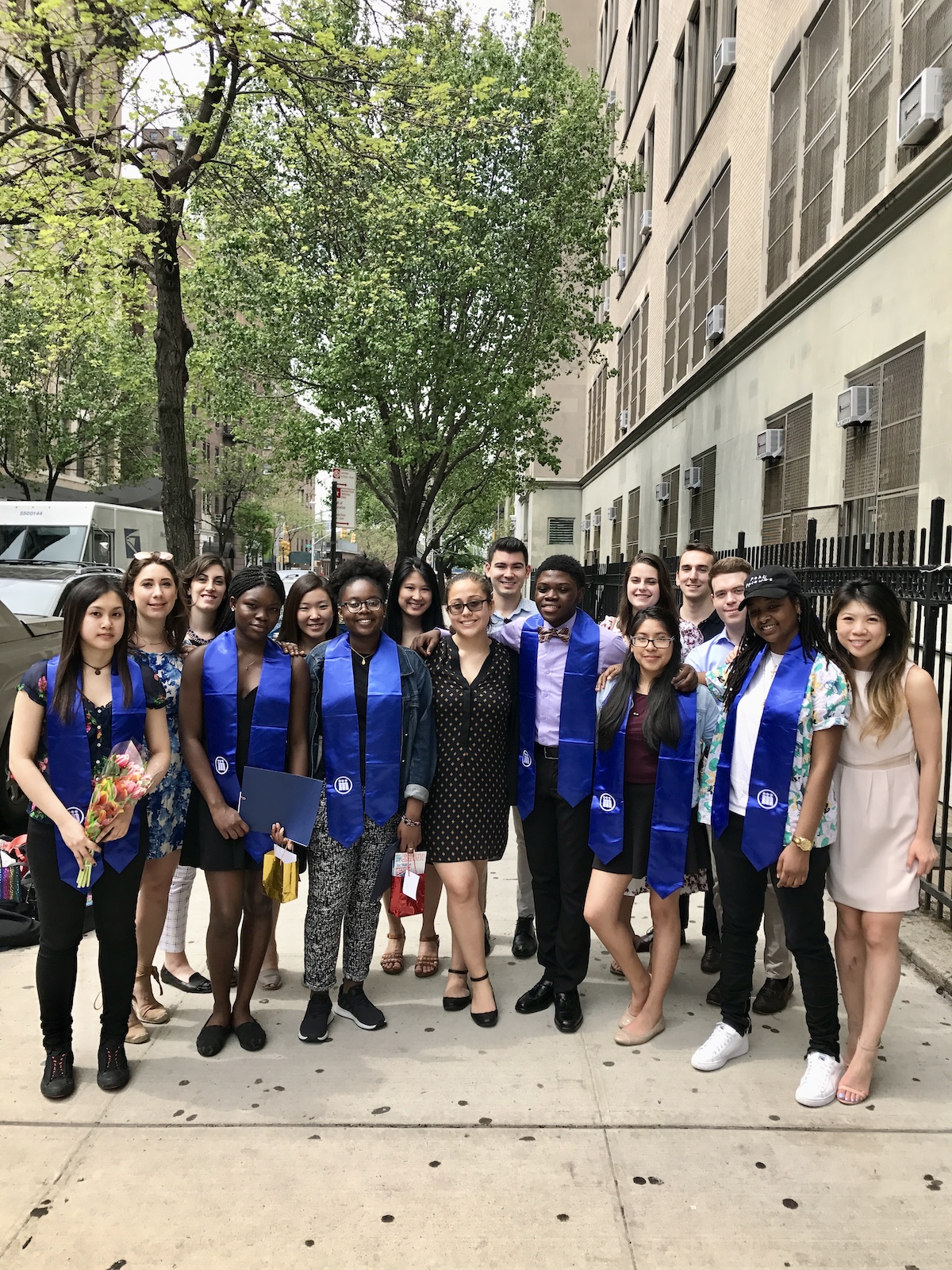 Serena Wong (far right) with Minds Matters mentees.
