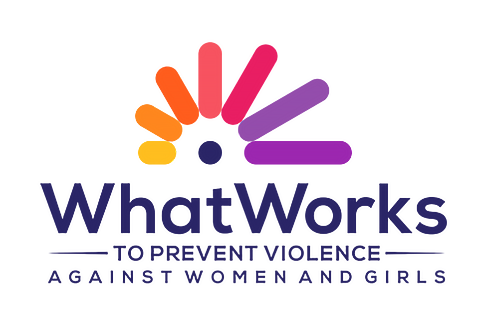 Logo with text: What Works to Prevent Violence against Women and Girls