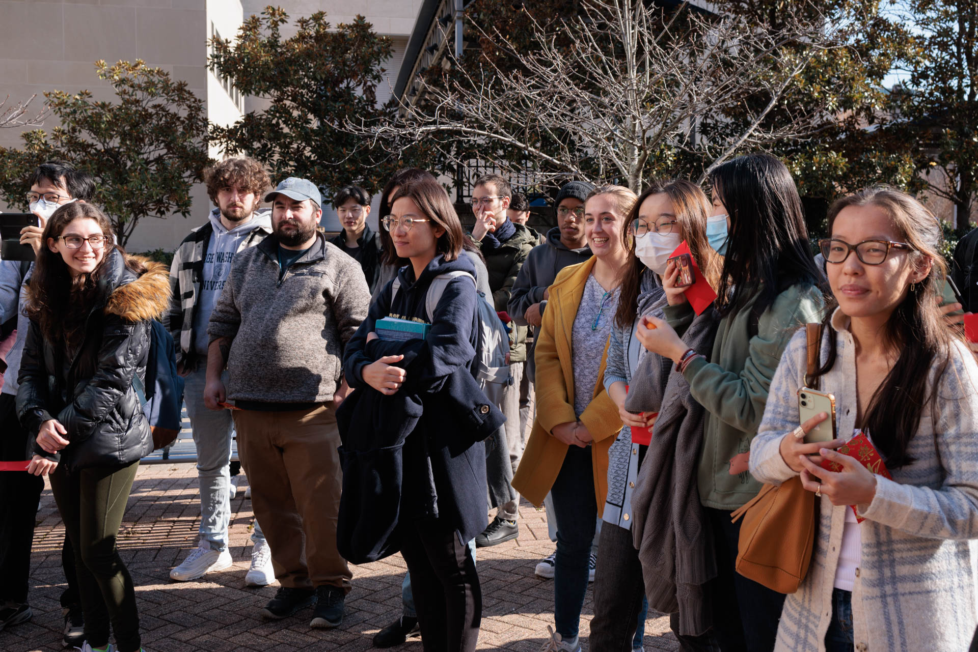 Lunar New Year 2023 LNY2023 Audience enjoys lion dance