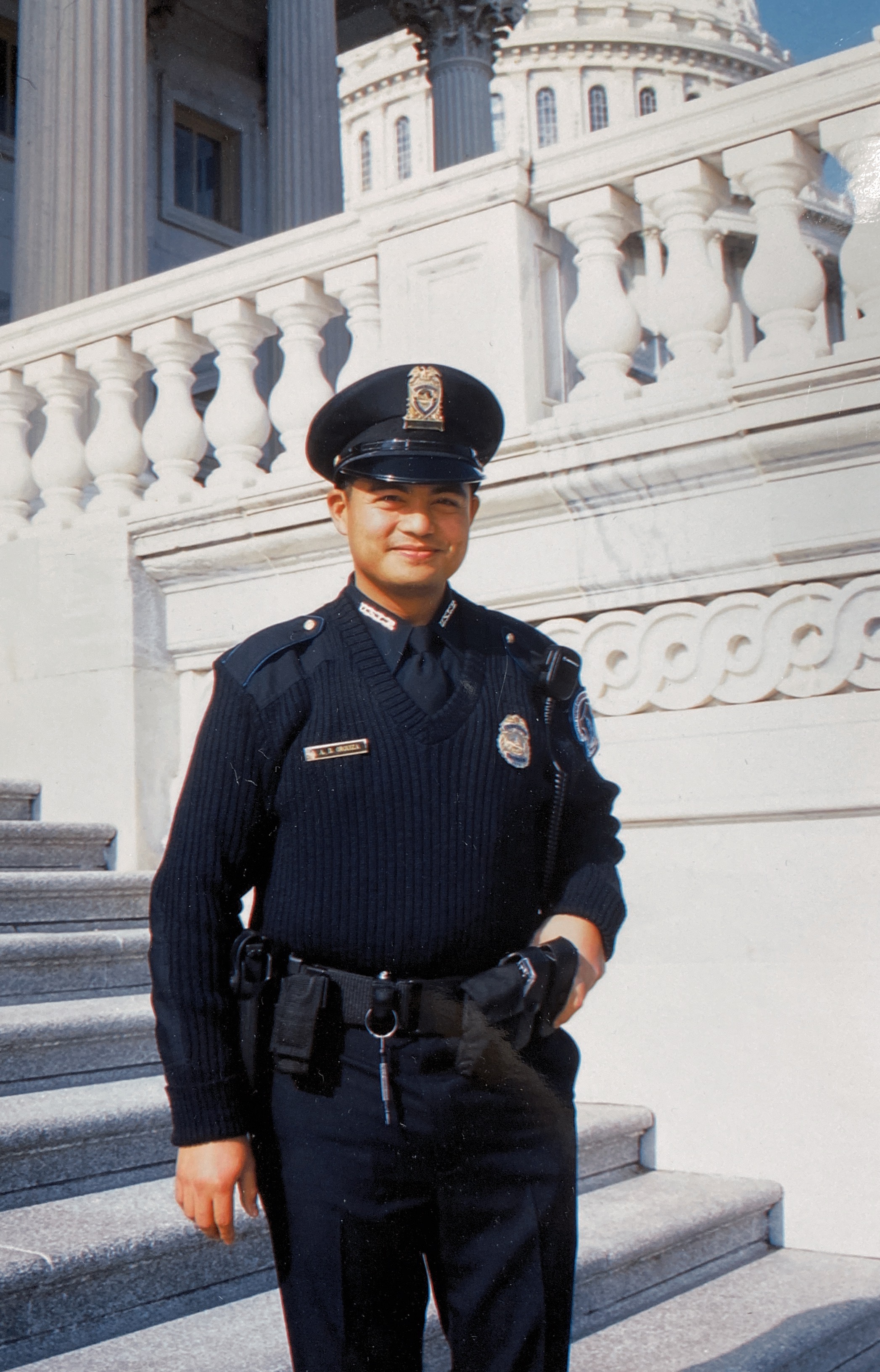 Alan Orquiza outside Capitol