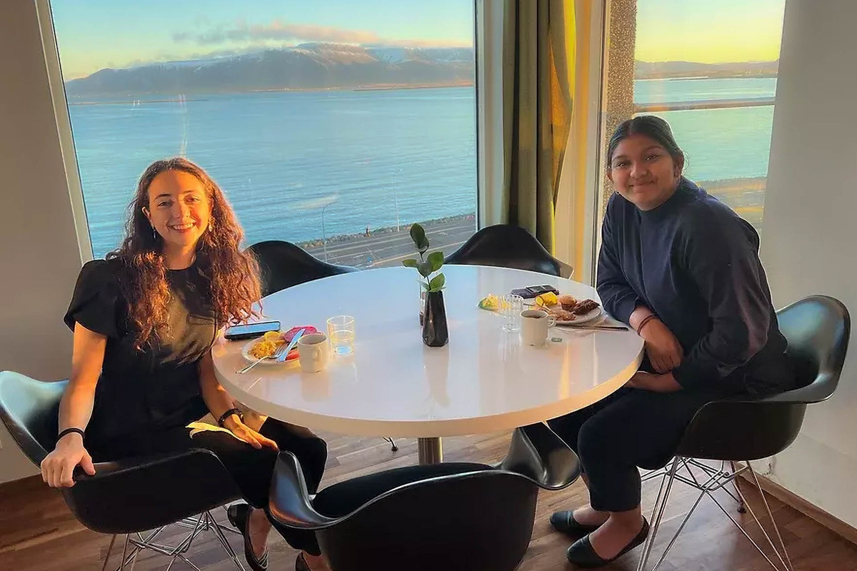 Sophie Rosenthal and Riya Bhushan