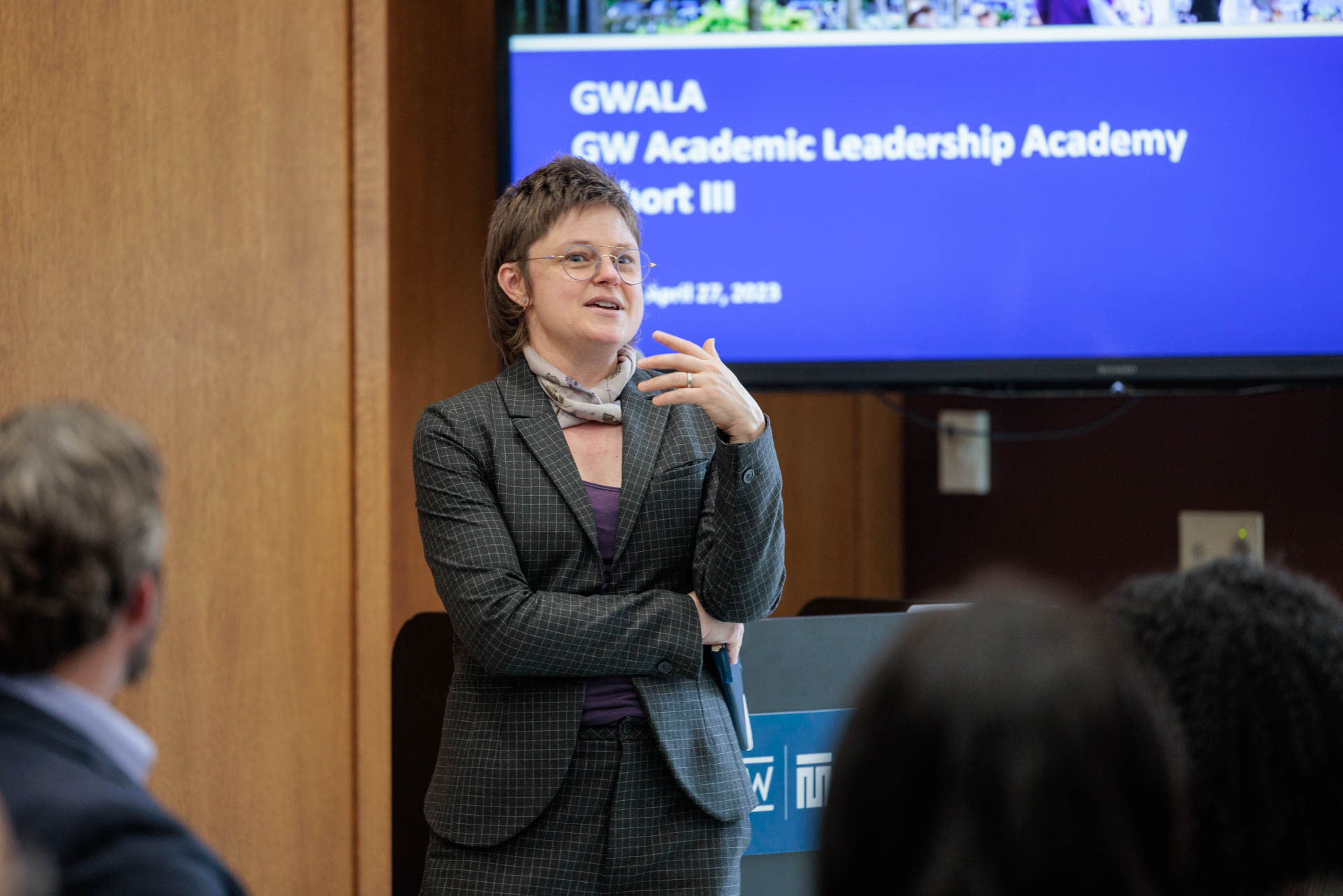 Emily Hammond speaks at GWALA graduation ceremony