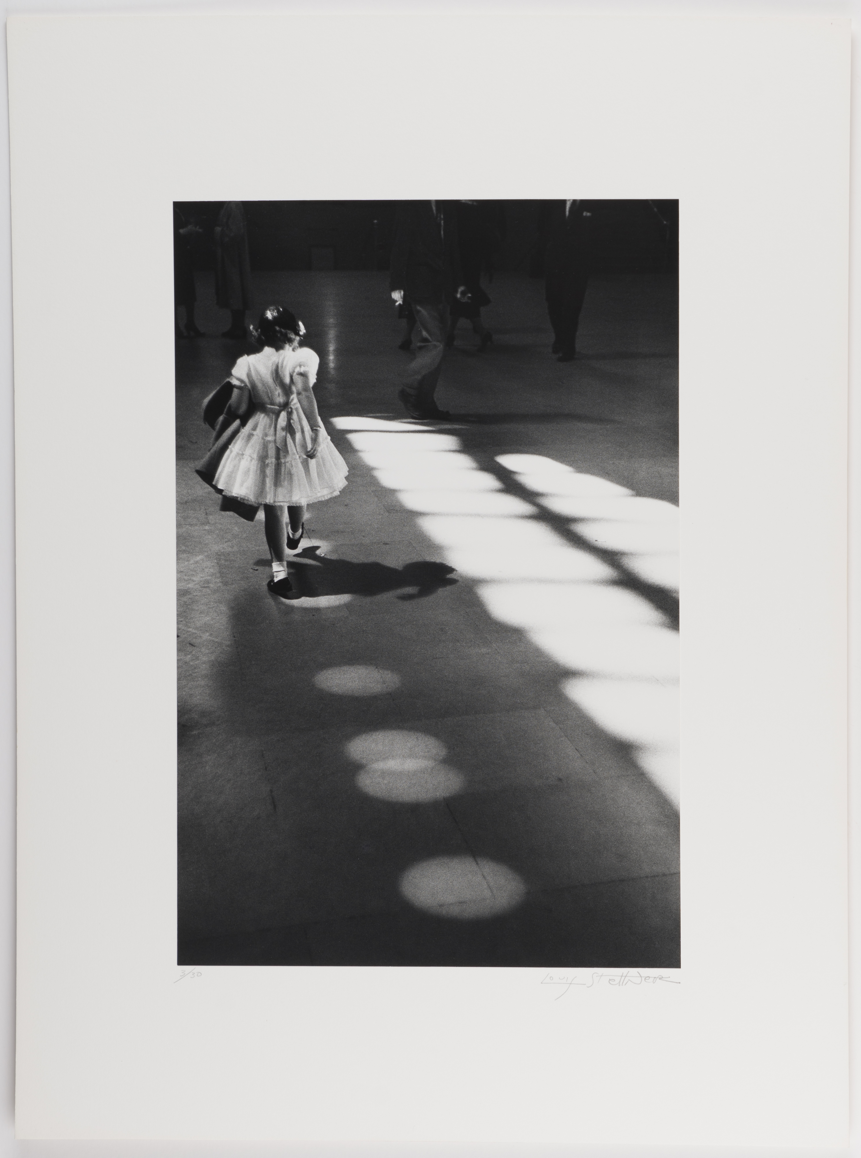 Louis Stettner, Young Girl, Penn Station, N.Y.C., 1953, Gelatin Silver Print Louis Stettner, Young Girl, Penn Station, N.Y.C., 1953, Gelatin Silver Print