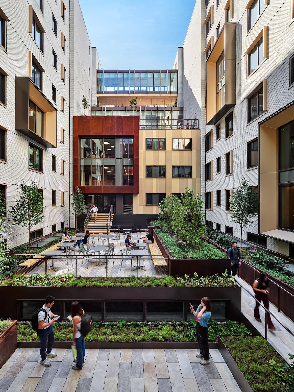 The new courtyard at Thurston Hall
