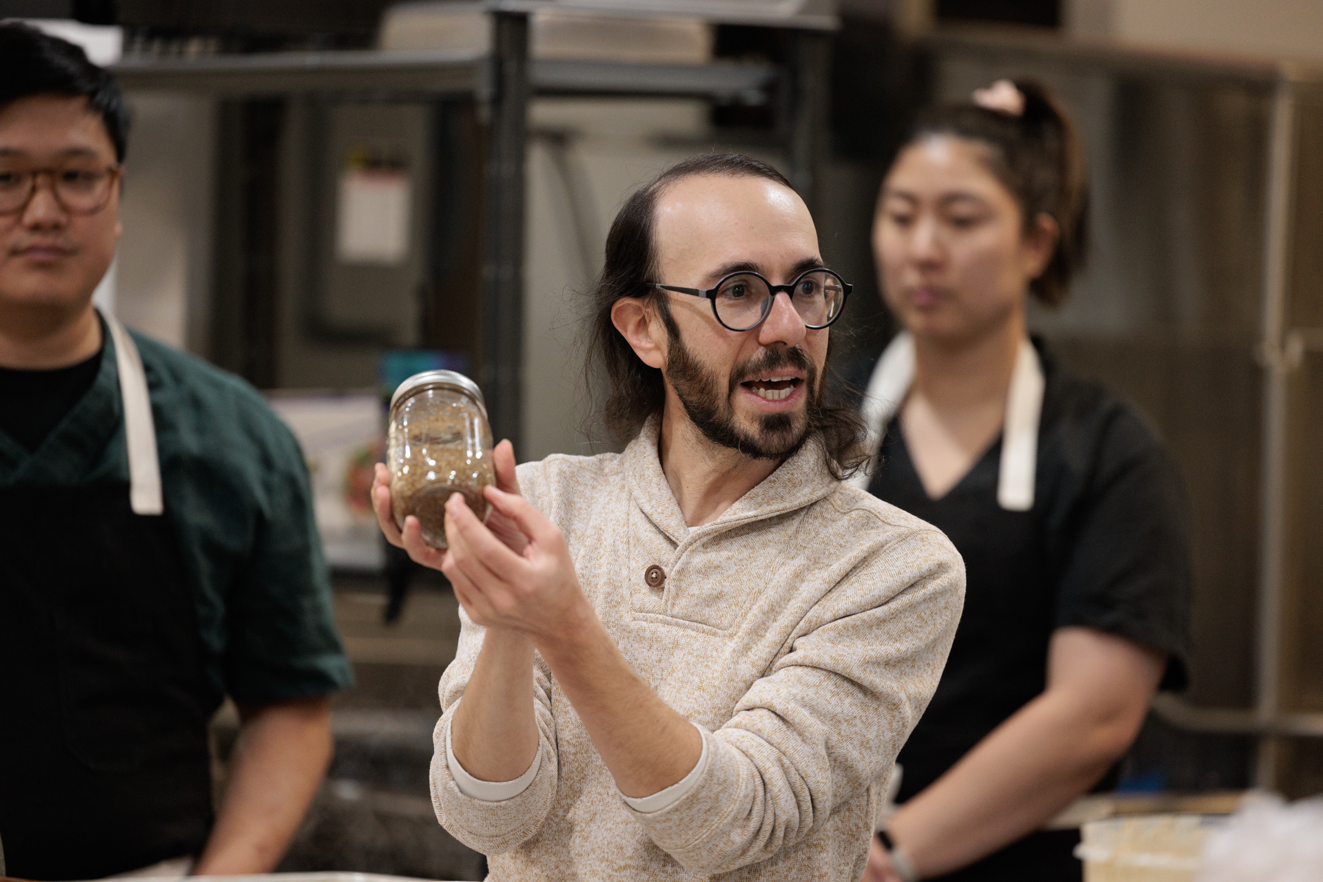 From left, Caleb Jang, Shawn Shafner and Roren Choi. From left, Caleb Jang, Shawn Shafner and Roren Choi.