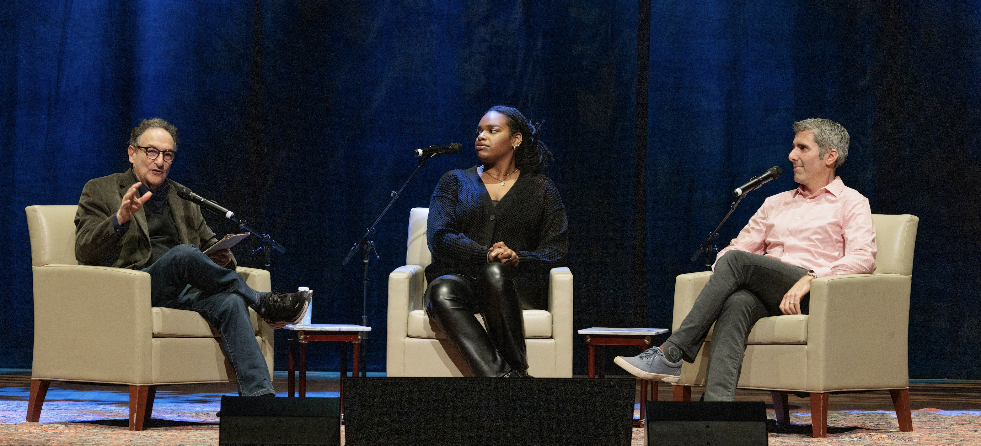 From left, Ira Flatow, Ryan Alston and Mike Alonzo