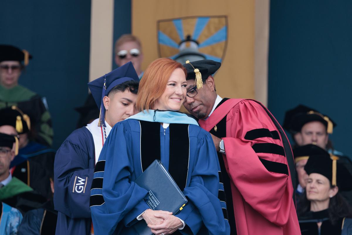 Jen Psaki receives honorary degree