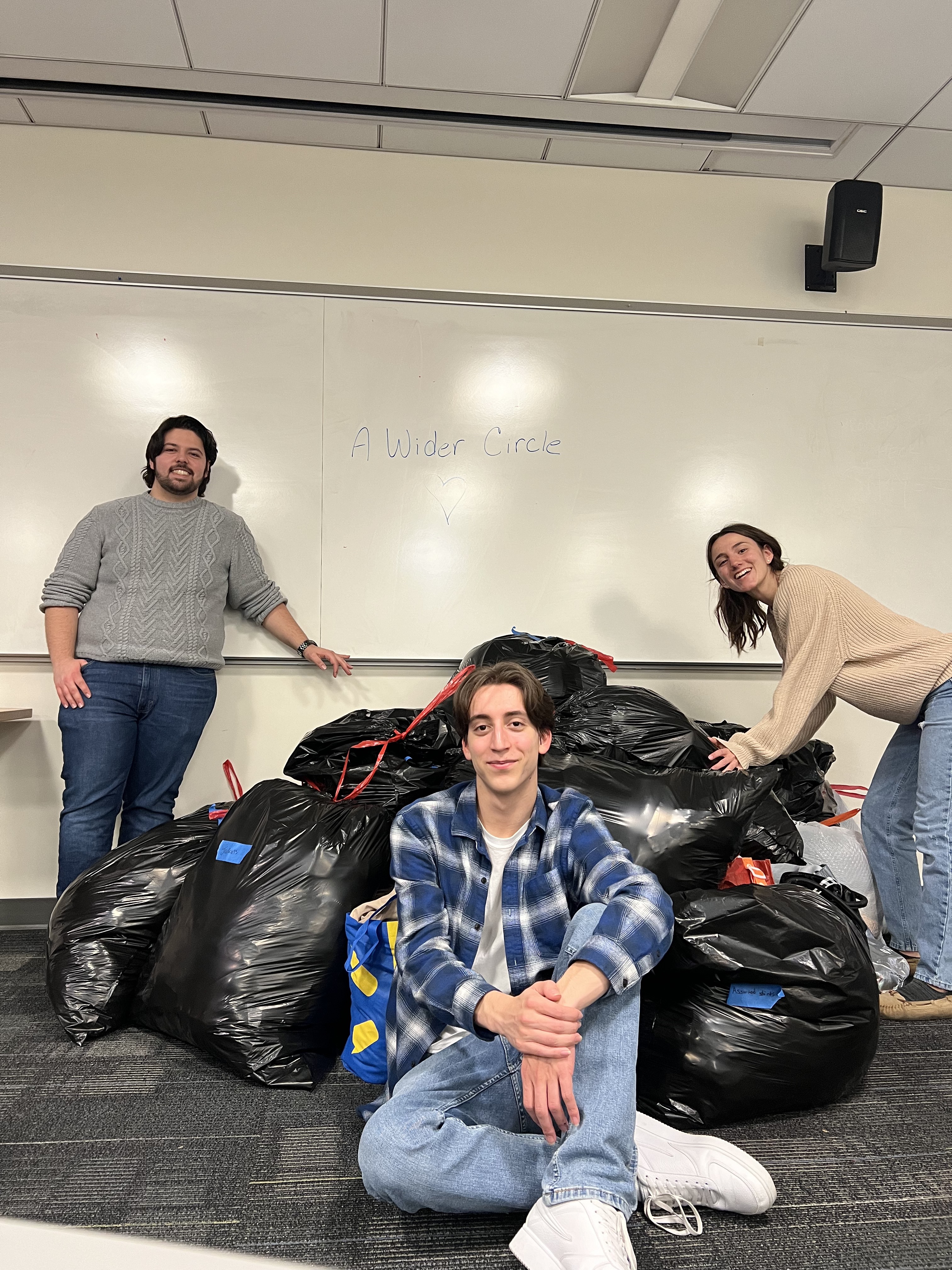 GW students collect clothes