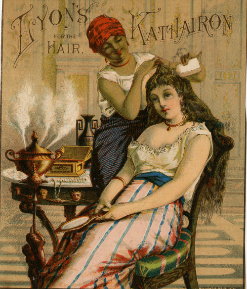 This 1870s hair care advertisement reflects how Black women both cared for the hair of former enslavers while also finding their own success in the new hair economy.