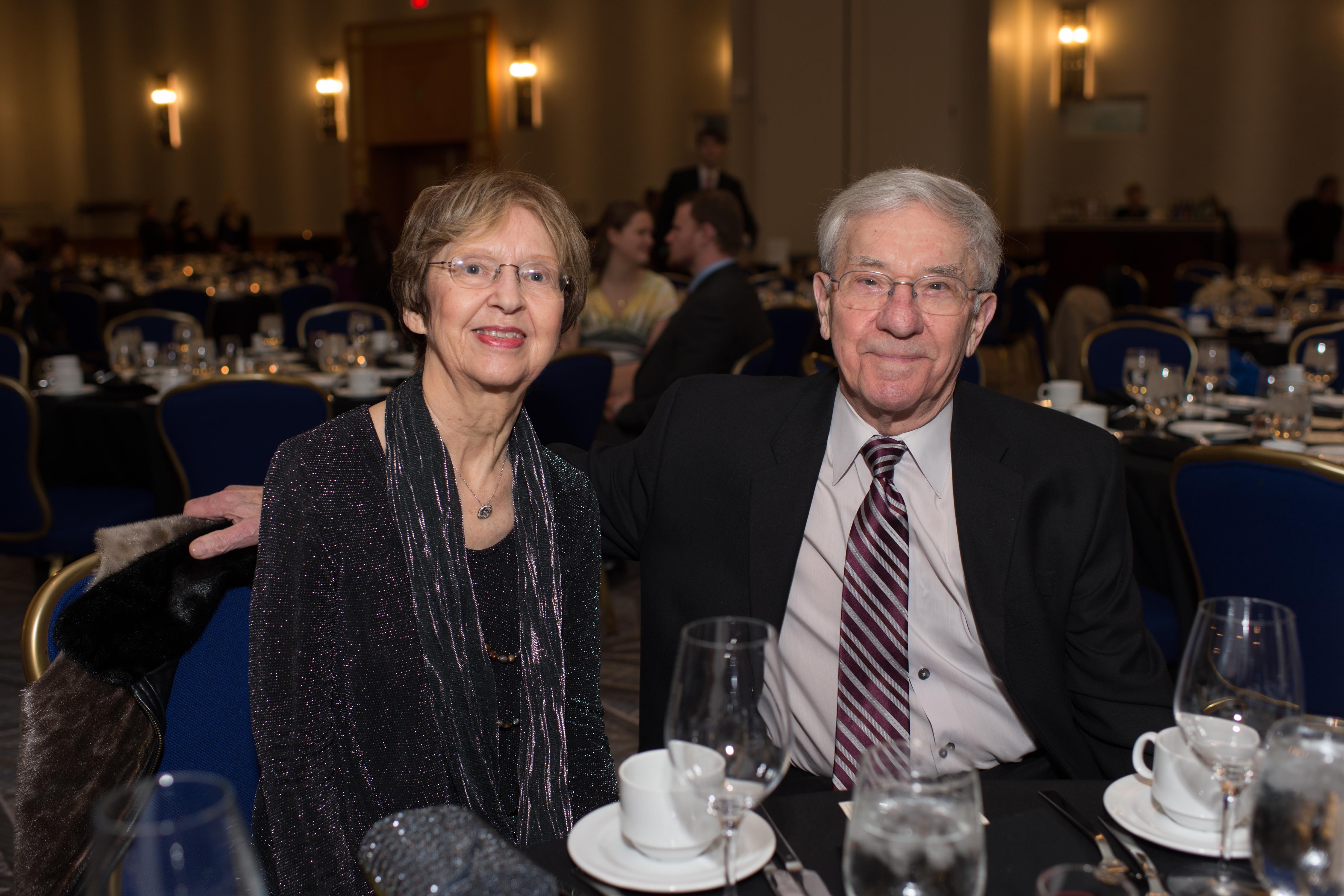 Professor Hermann J. Helgert and his wife, Janet