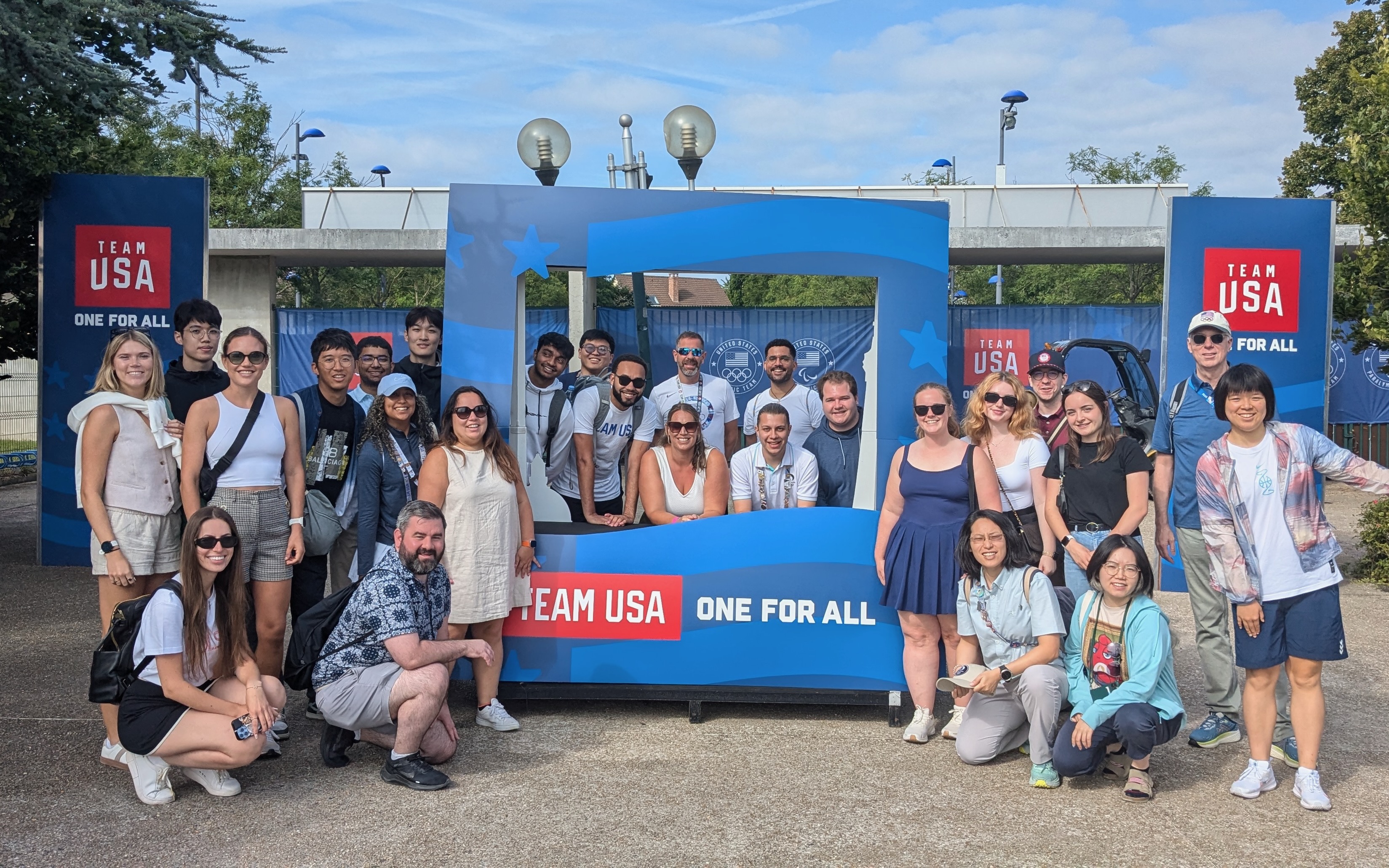 GW Business students attended the Paris Olympics.