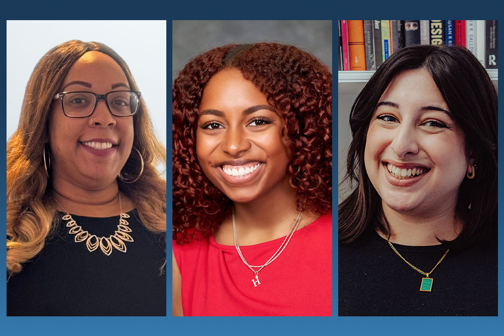 Vanice Antrum, Hailey Williams and Hannah Youssef join the Center in its 55th year. 