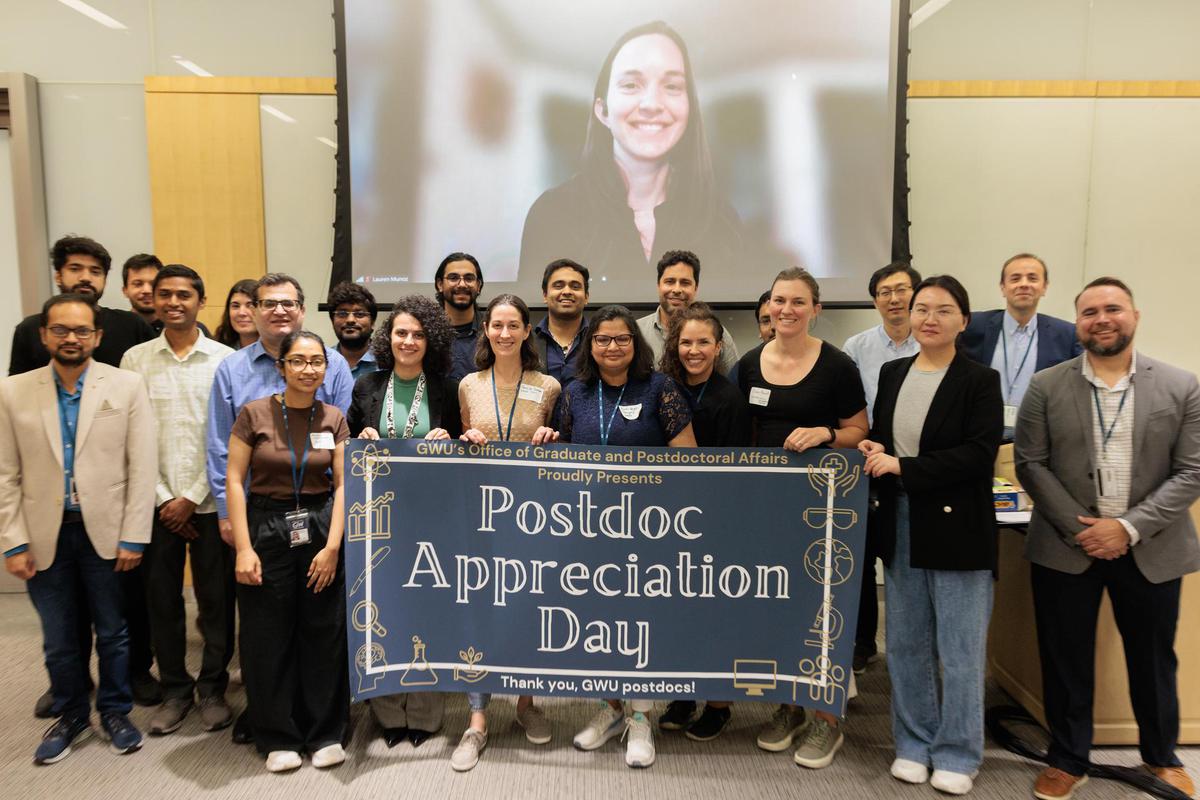Postdocs at Postdoc Appreciation Day at GW