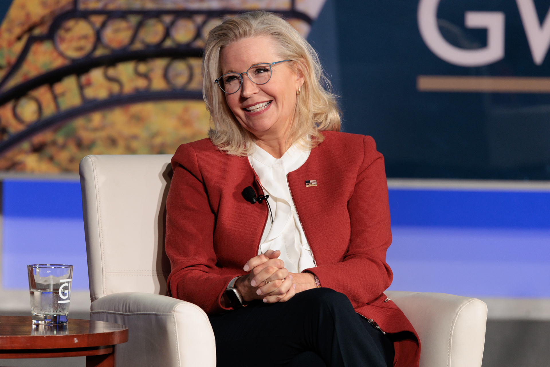 Liz Cheney speaks at Jack Morton Auditorium