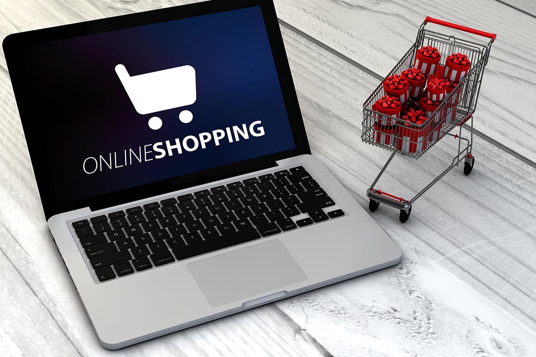 LAPTOP SHOWING ONLINE SHOPPING 