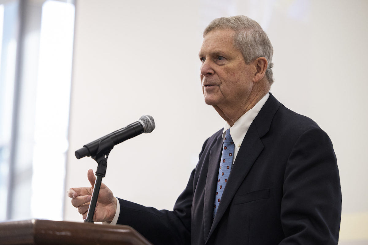 U.S. Secretary of Agriculture Tom Vilsack spoke about the challenges and opportunities facing Americans and the federal government when it comes to food access and affordability. 