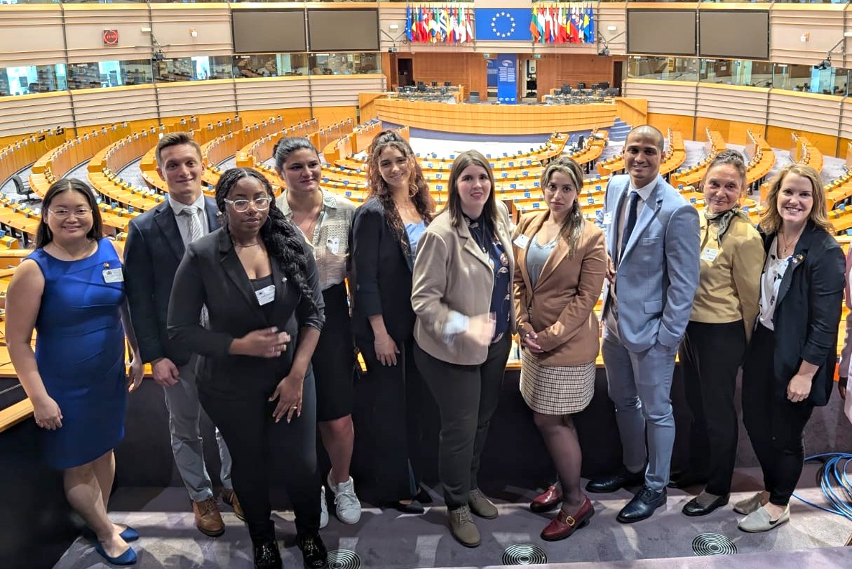GW's Global Residency Program took this group to Brussels to learn about the EU