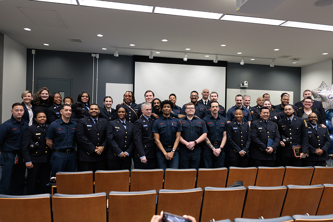 Inaugural cohort of GW Paramedics Program