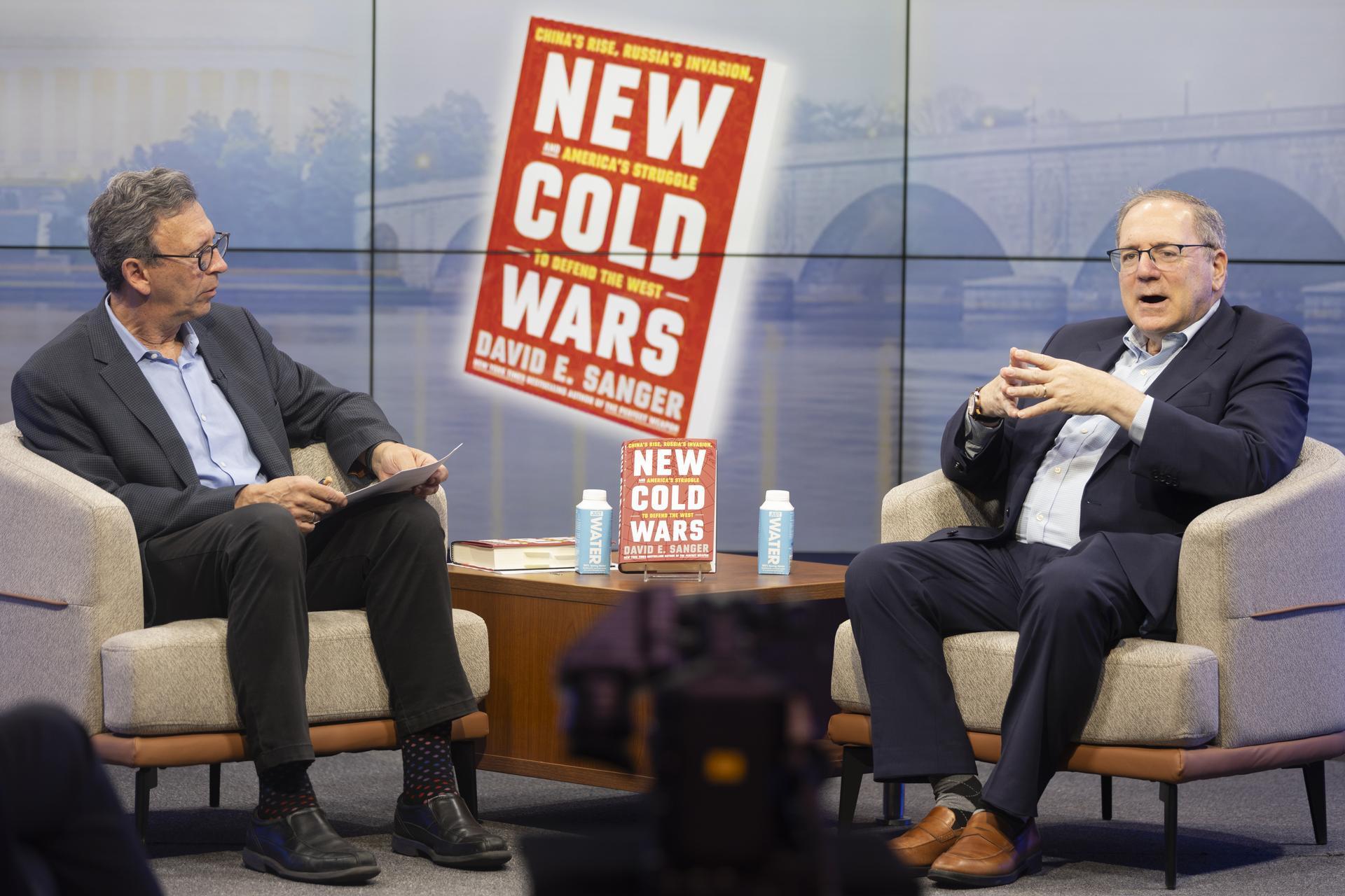 Frank Sesno and David Sanger