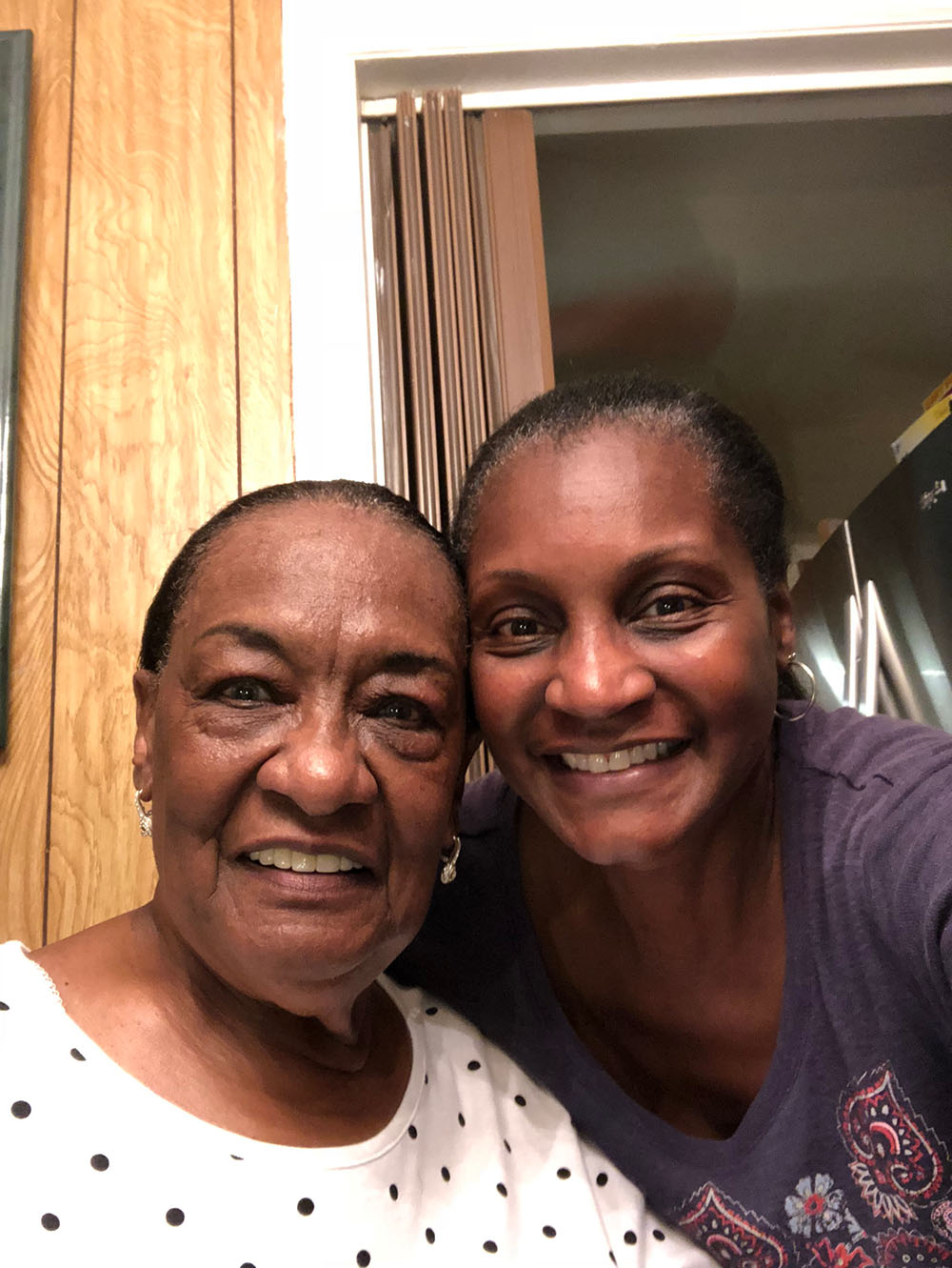 Beverly Burrowes and her mother, Emma Lee (Love) Ruffin