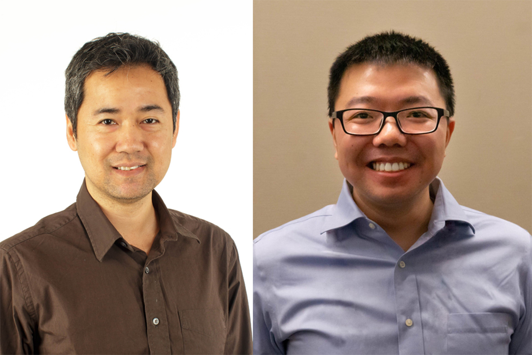 Jimmy Saw (left) and Zhengtian Xu 