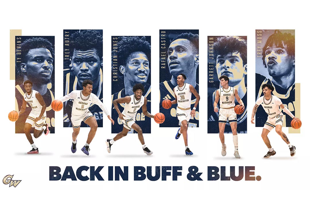 GW men's basketball returning players