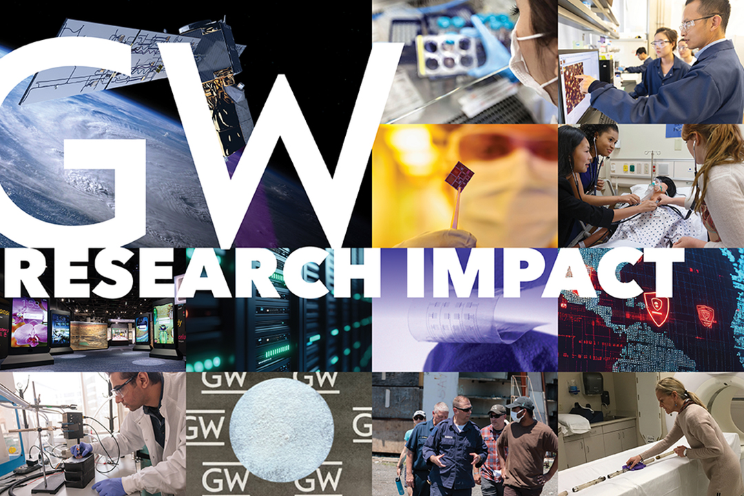 GW Research Impact image collage