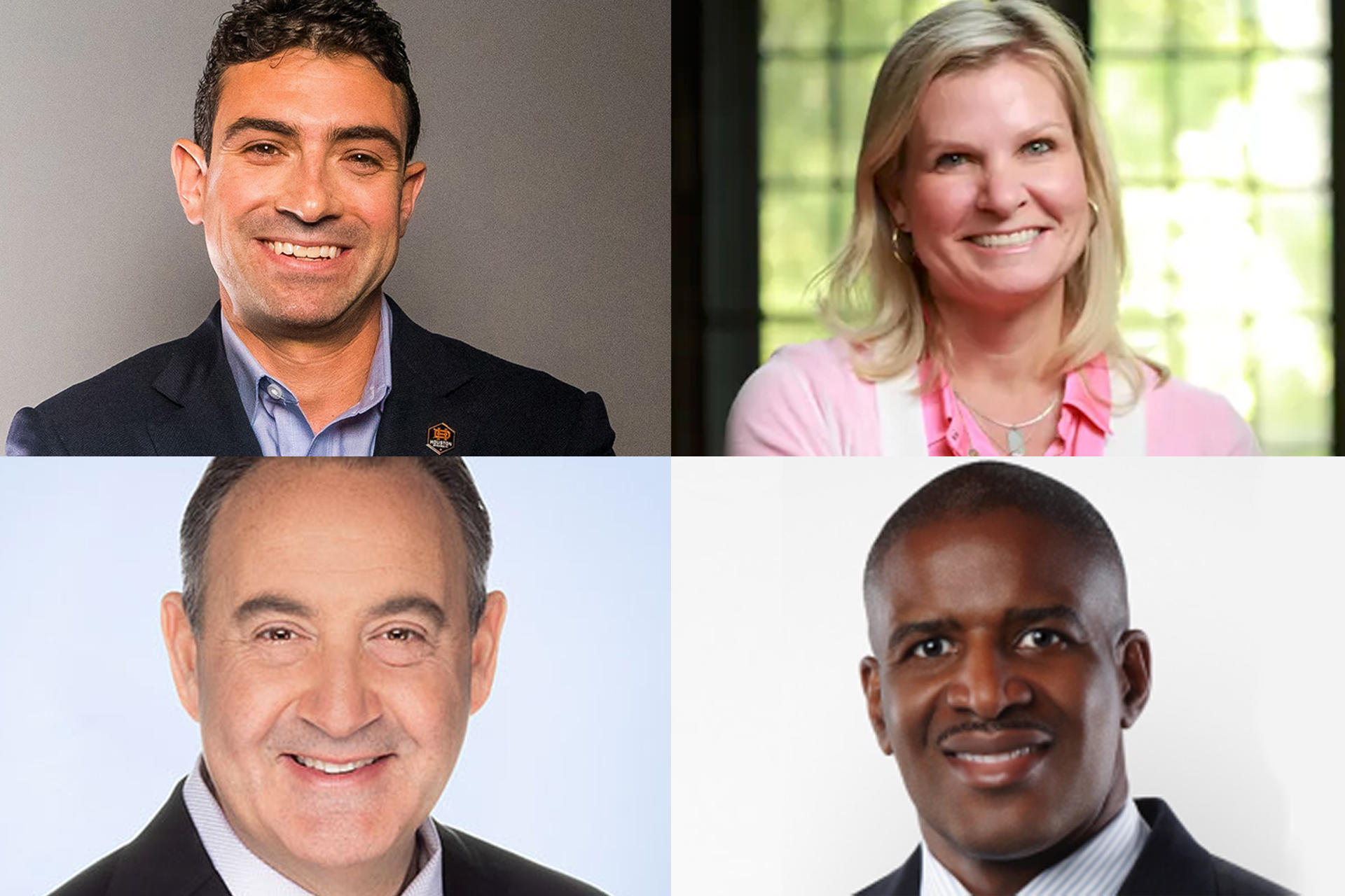 Clockwise from top left, Ted Segal, Stacie Lissette, Kevin Brown and Jonathan Perlin