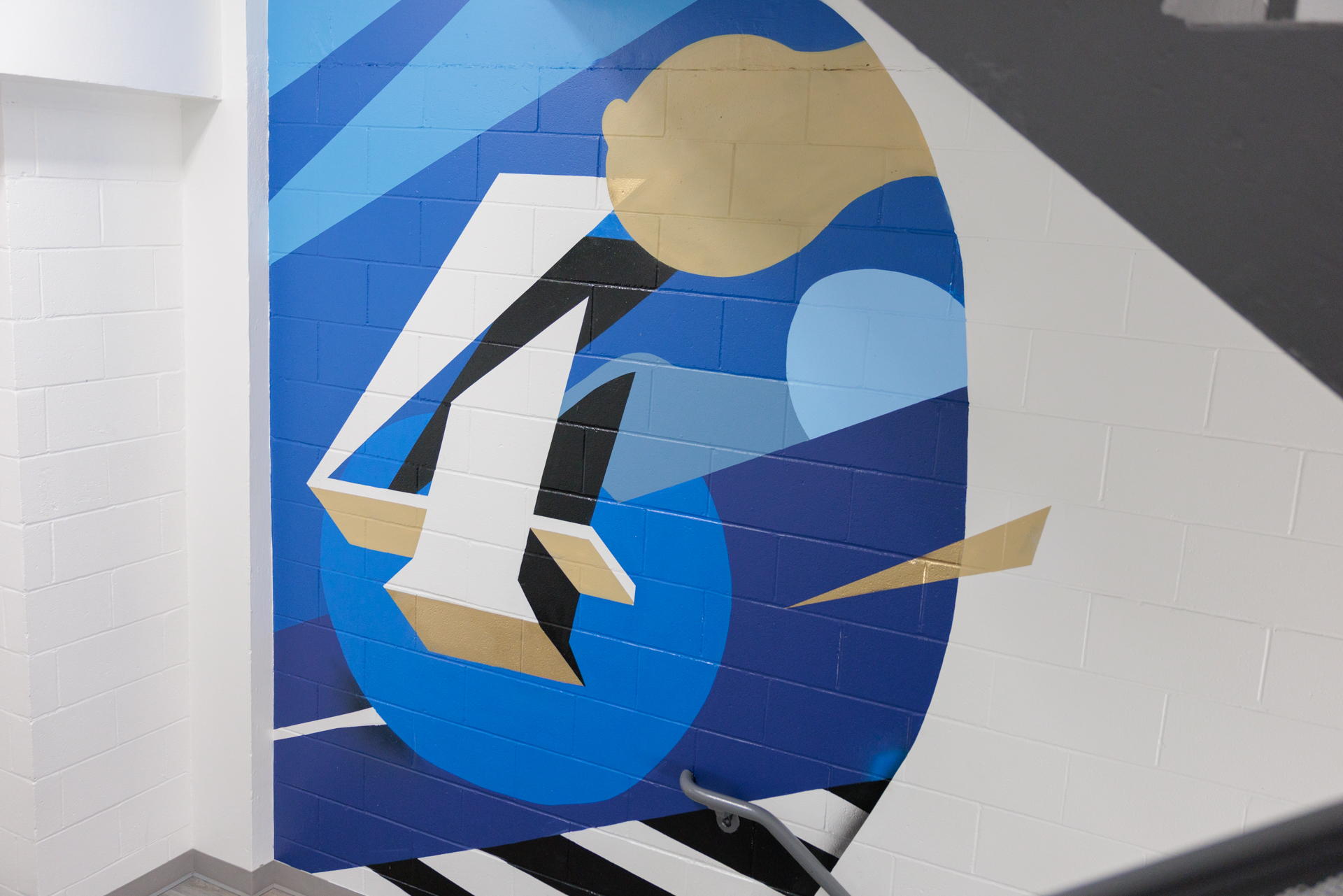 stairwell art in USC