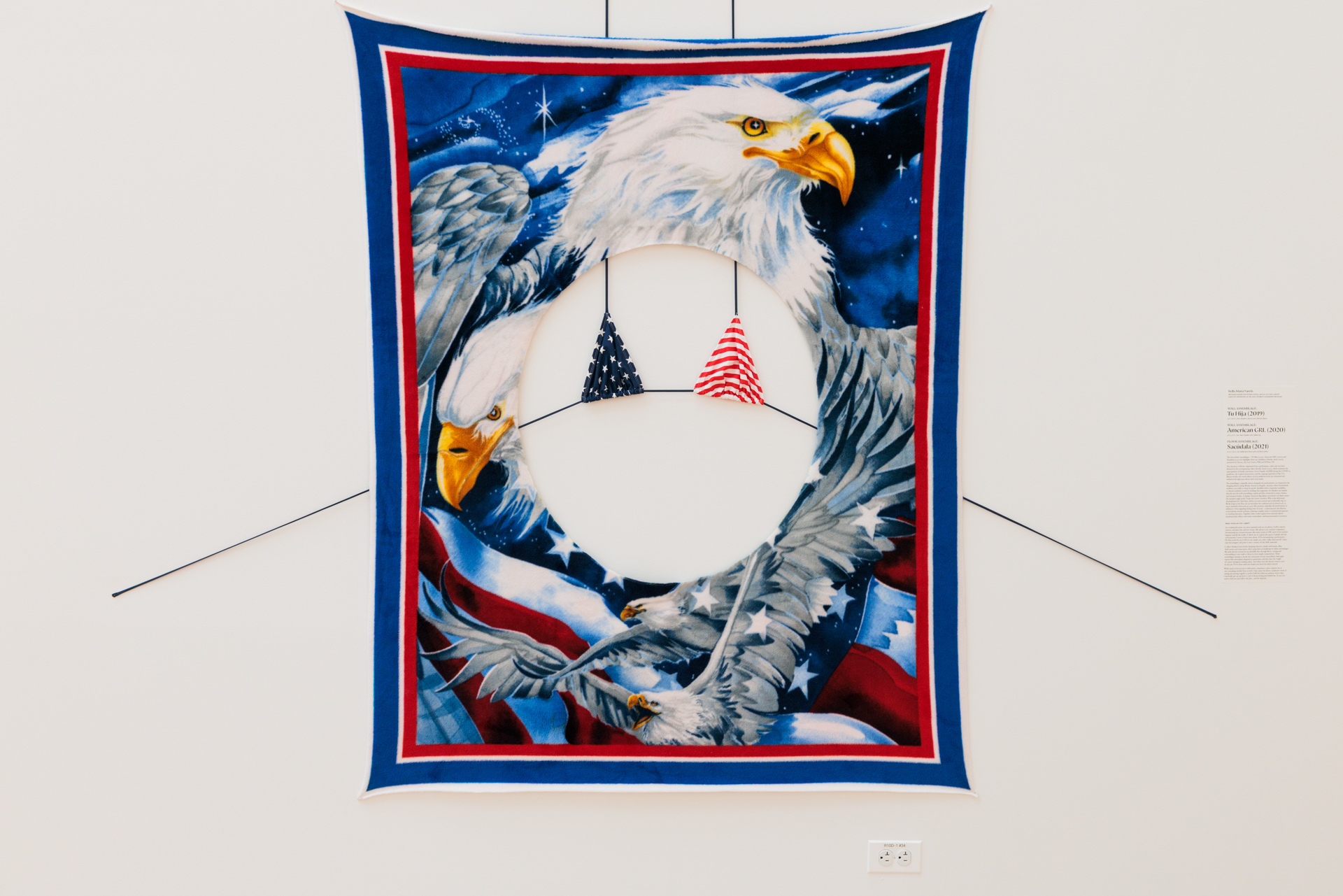 A wall hanging by Bella Maria Varela