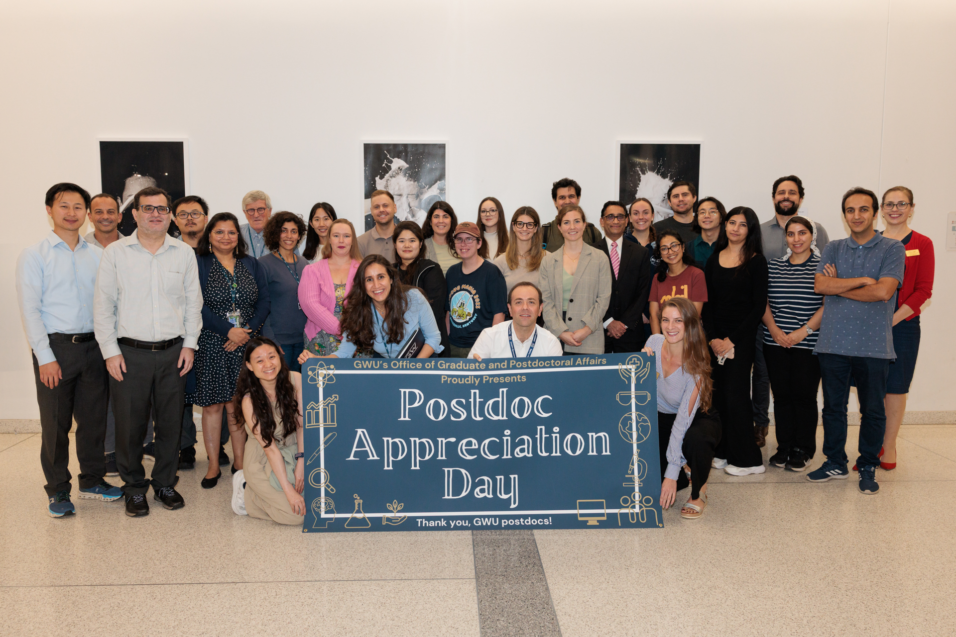 Postdocs at Postdoc Appreciation Day at GW 2025