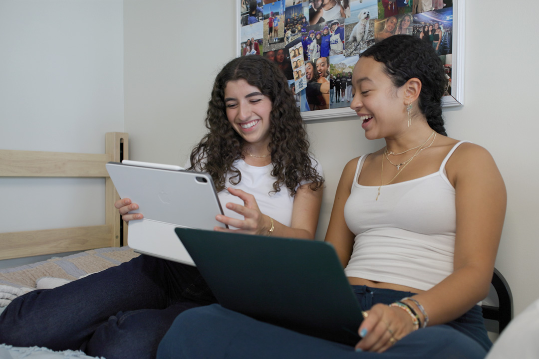 Sofia in her dorm