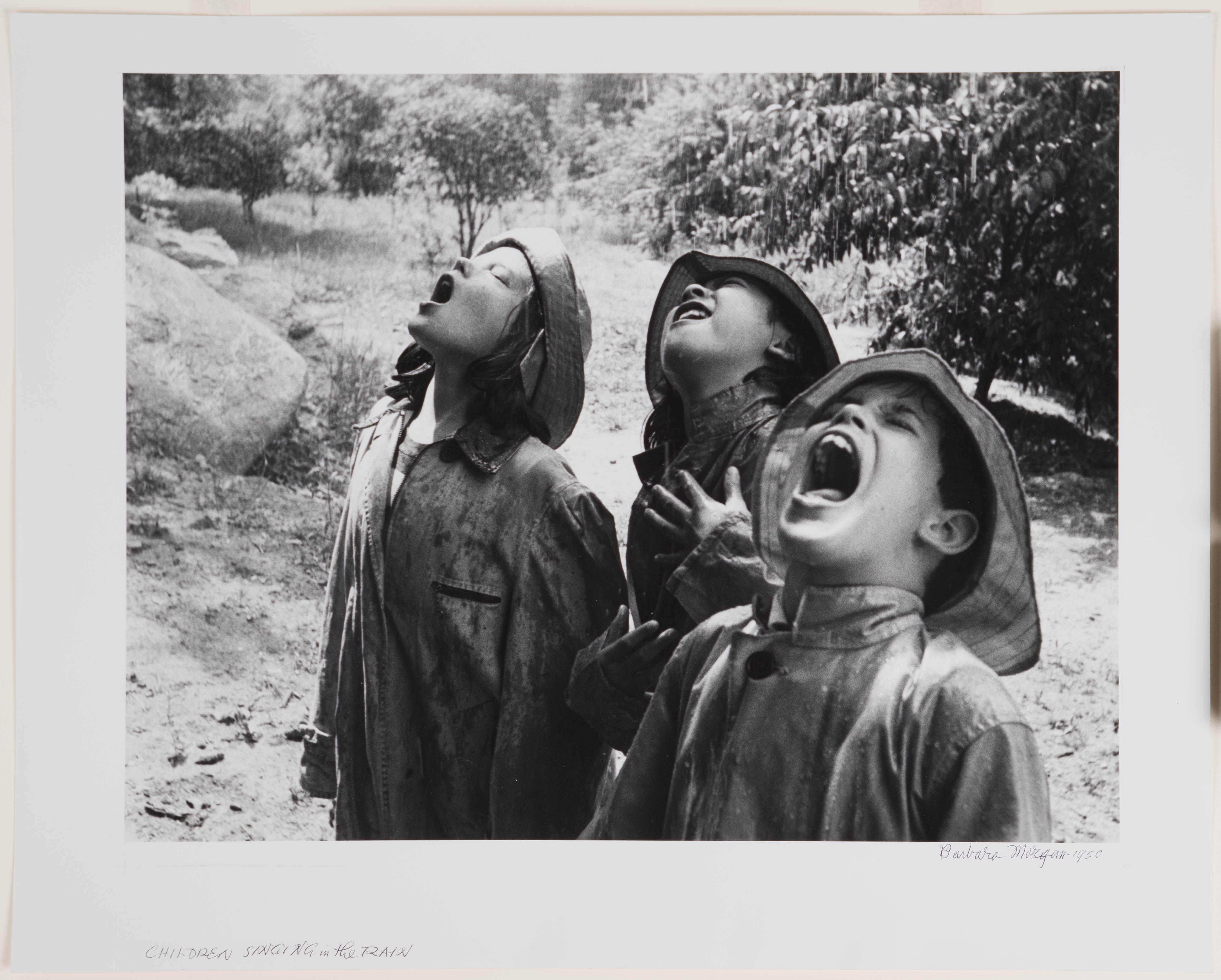 "Children Singing in the Rain" by Barbara Morgan