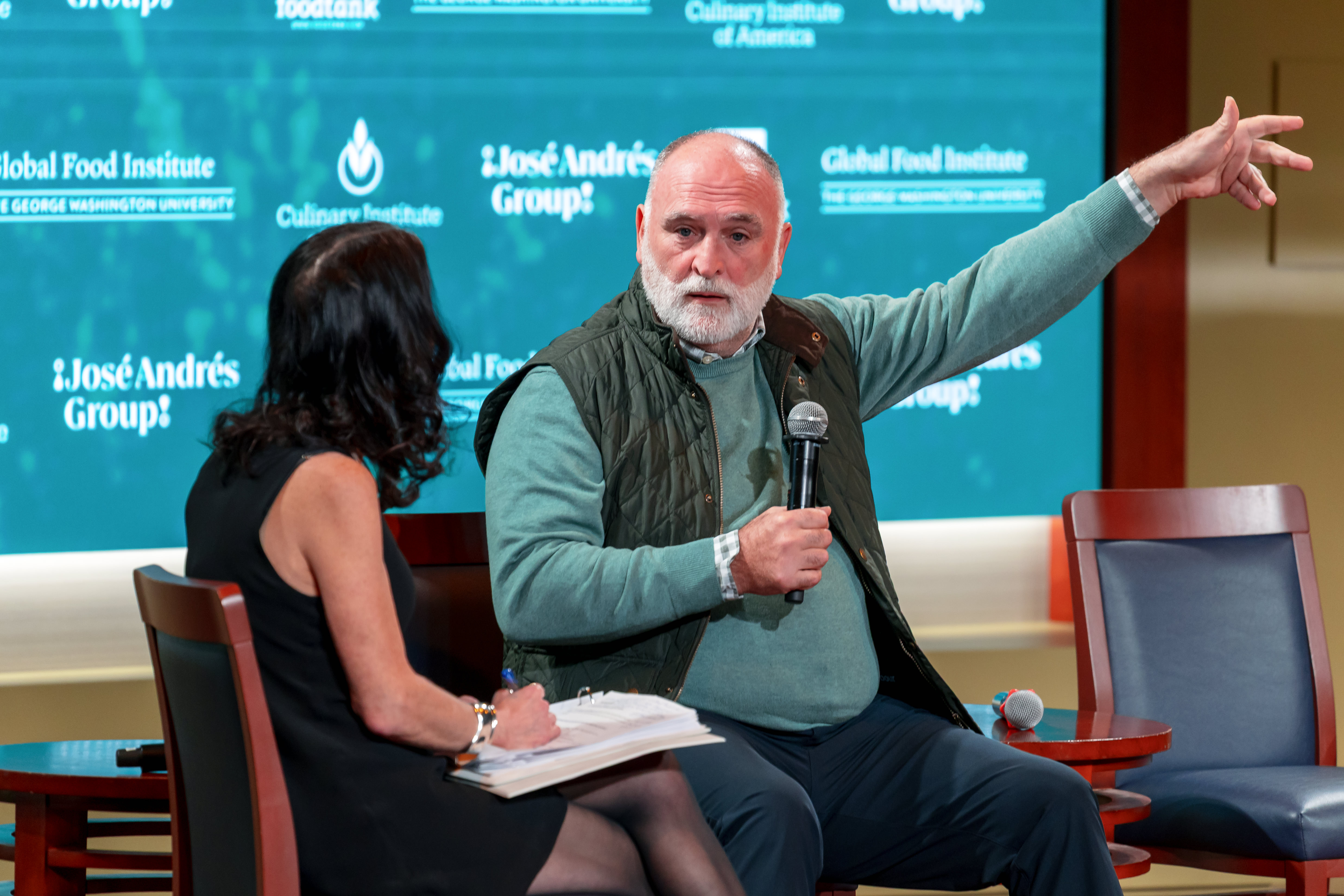 Jose Andres speaks with Food Tank President Danielle Nierenberg.