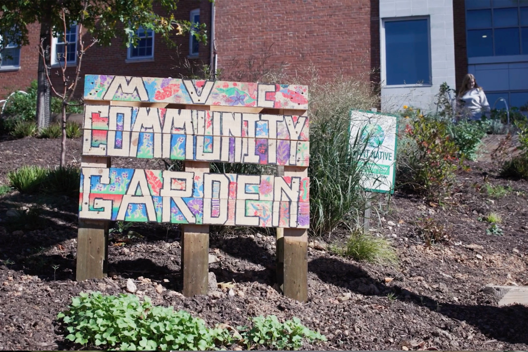 Community Garden sign