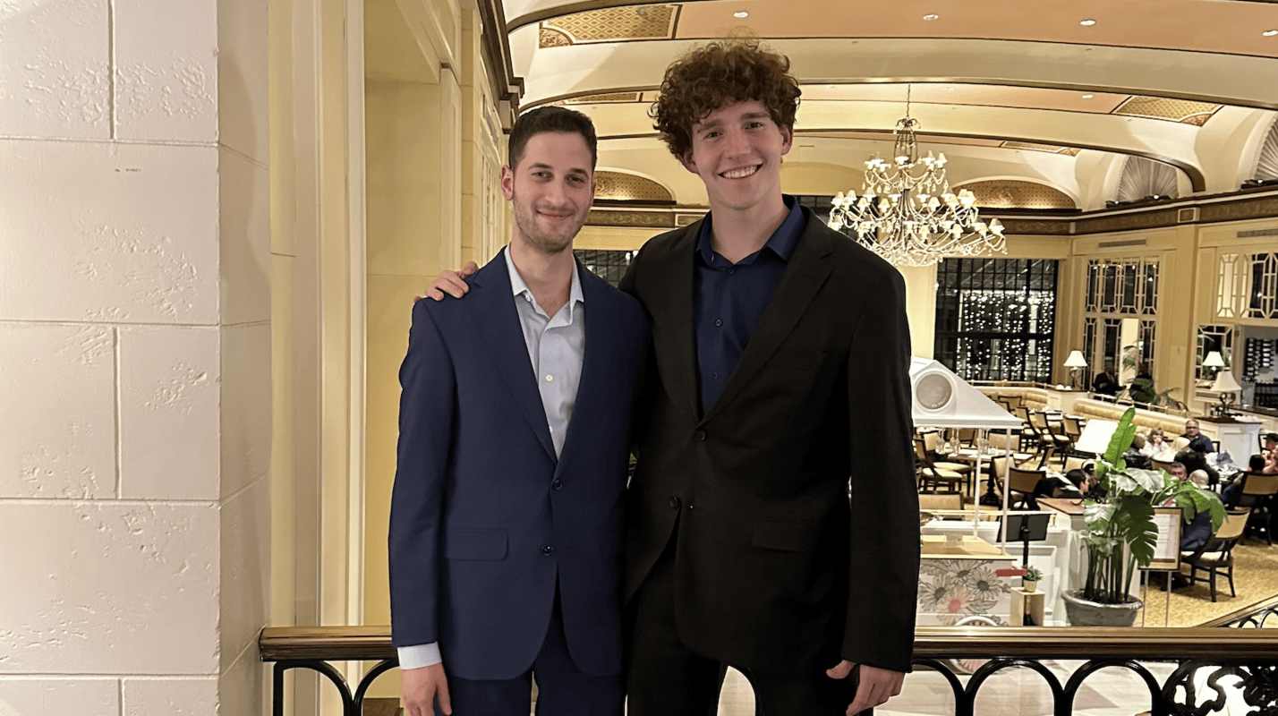 Yair Ben-Dor (left) and Aidan Schurr