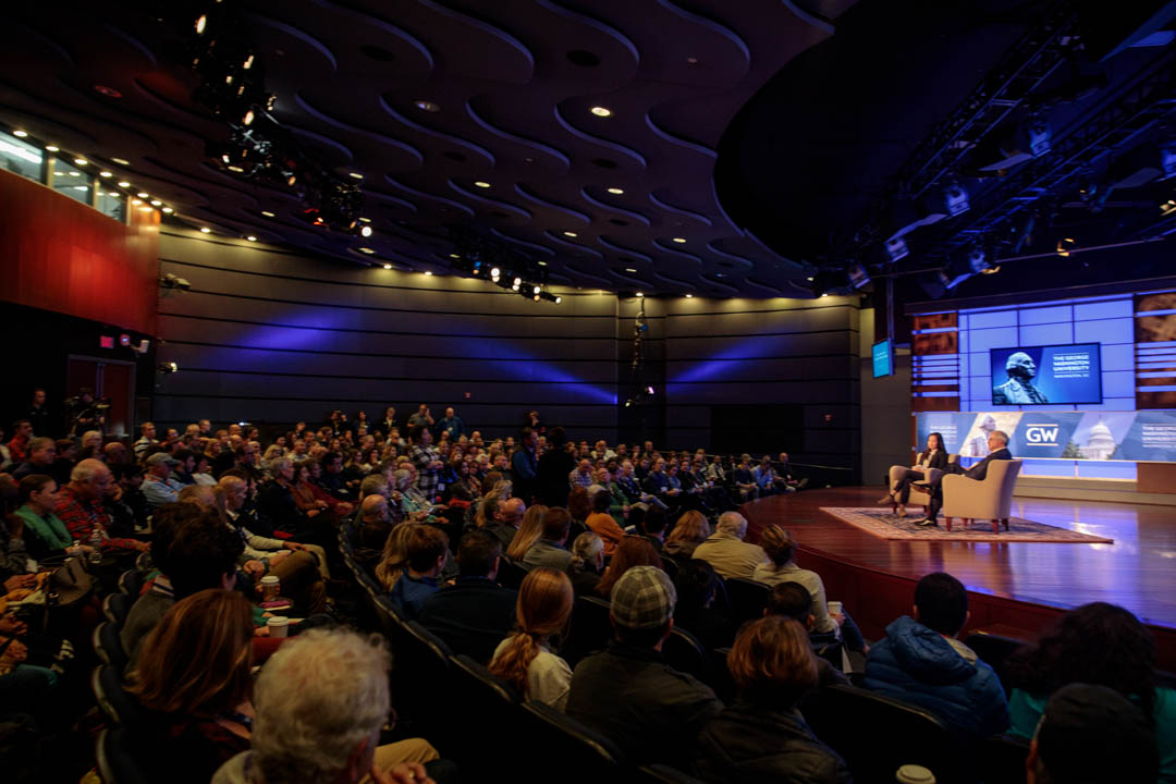 Attendees at Conversation with President LeBlanc